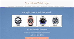 Desktop Screenshot of neworleanswatchbuyer.com