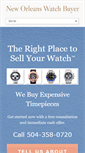 Mobile Screenshot of neworleanswatchbuyer.com